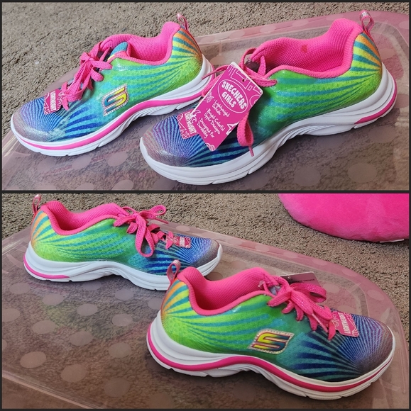 Girls Skechers Lightweight Sneakers - Picture 6 of 8